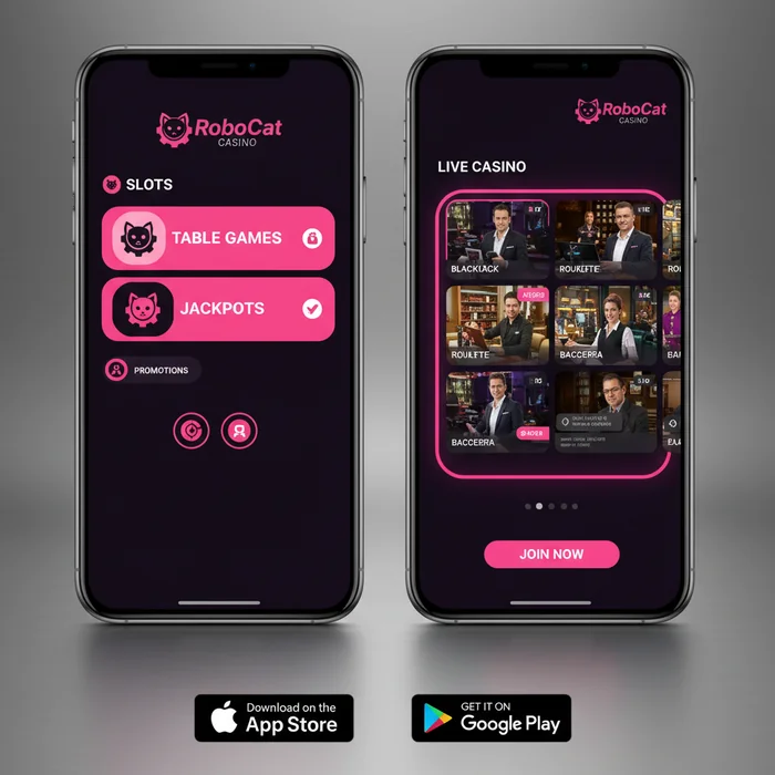 RoboCat Casino App