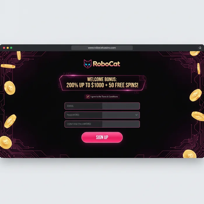 RoboCat Casino Signup